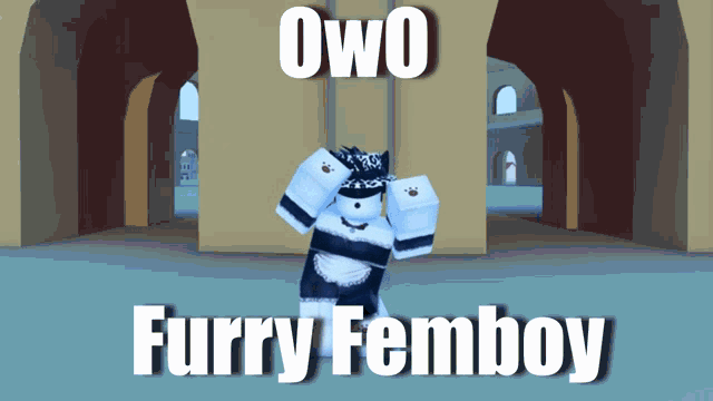 Owo Roblox GIF - Owo Roblox Furry GIFs