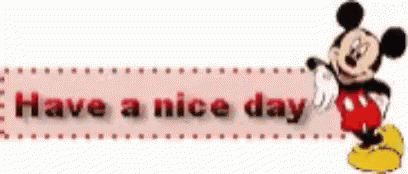 Mickey Mouse Have A Nice Day GIF - Mickey Mouse Have A Nice Day GIFs
