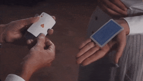 Card Trick Lucas Fiona Lucona Wcth Hearties Tell Me Which Is On Top Ace Of Hearts GIF - Card Trick Lucas Fiona Lucona Wcth Hearties Tell Me Which Is On Top Ace Of Hearts Makes No Sense I Have It Right Here GIFs