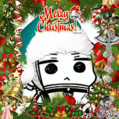 Amane Milgram Merry Christmas Amane GIF - Amane Milgram Merry Christmas Amane Amane Momose GIFs