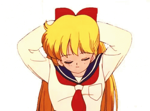 Sailor Moon Letting Go GIF - Sailor Moon Letting Go Hair Fix GIFs