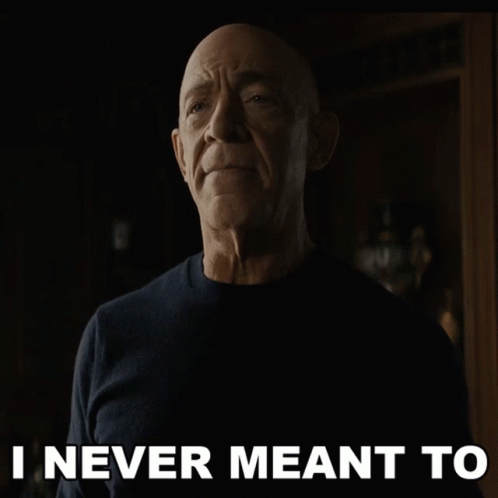 I Never Meant To George Zax GIF - I Never Meant To George Zax Jk Simmons GIFs