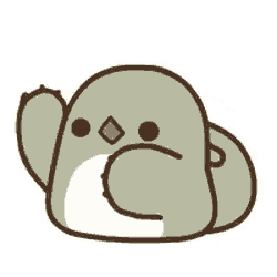 a cartoon of a penguin with a diamond on its nose .