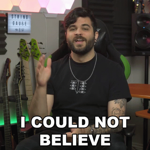 I Could Not Believe Andrew Baena GIF - I Could Not Believe Andrew Baena Thats Unbelievable GIFs