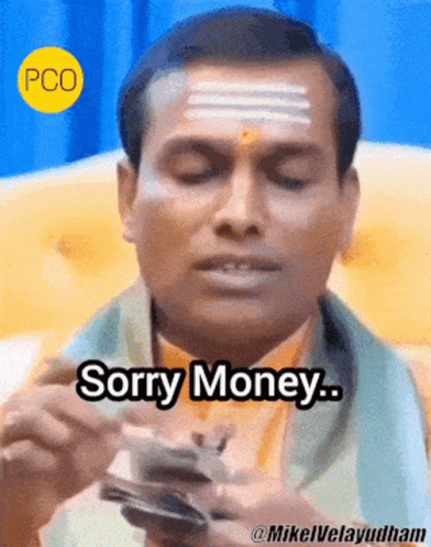 Counting Money Sorry Money GIF