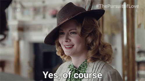 Yes Of Course Fanny Logan GIF - Yes Of Course Fanny Logan Emily Beecham GIFs