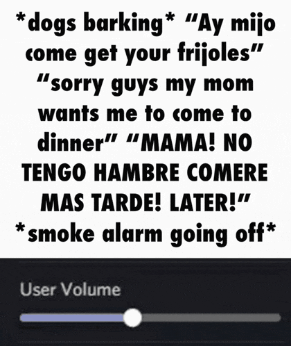 a text that says dogs barking ay mijo come get your frijoles