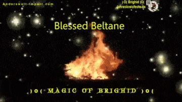 a witch is flying over a fire with the words magic of brightd