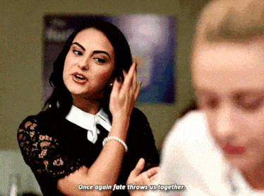 Riverdale Veronica Lodge GIF - Riverdale Veronica Lodge Once Again Fate Throws Us Together GIFs