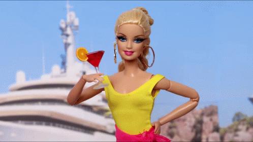Drink Alcohol GIF - Drink Alcohol Barbie GIFs