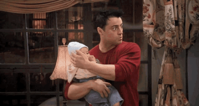 Friends You Cant Have Sex GIF - Friends You Cant Have Sex Taking Care Of A Baby GIFs