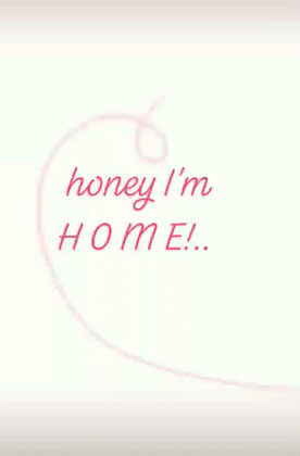 Honey Im Home Heart GIF - Honey Im Home Heart Love GIFs