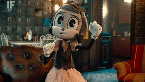 a cartoon character is standing in front of a calendar with the number 3 on it