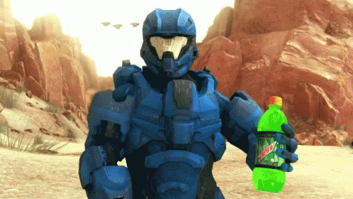 Halo Mountain Dew GIF - Halo Mountain Dew Drink GIFs