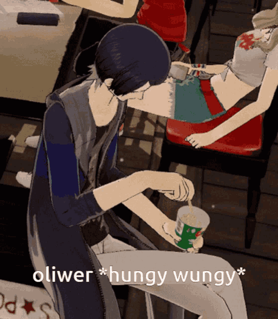 Hungry Persona5 Persona5strikers GIF - Hungry Persona5 Persona5strikers Persona5 GIFs