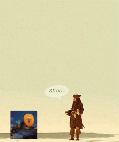 Shoo Jack Sparrow GIF - Shoo Jack Sparrow Go Away GIFs