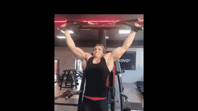 Pullups Muscle GIF - Pullups Muscle Female Muscle GIFs