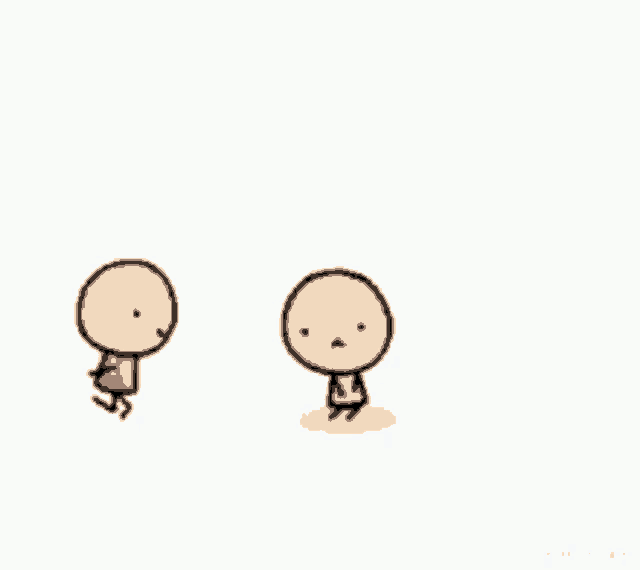 a cartoon of two people hugging and the words random hug