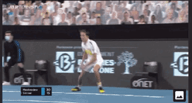 a tennis match is being played on wednesday afternoon