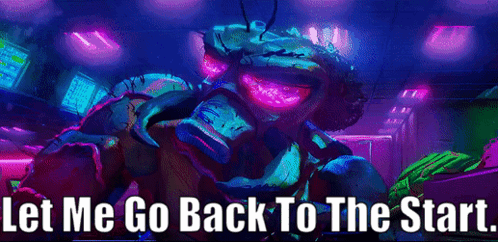Tmnt Superfly GIF - Tmnt Superfly Let Me Go Back To The Start GIFs