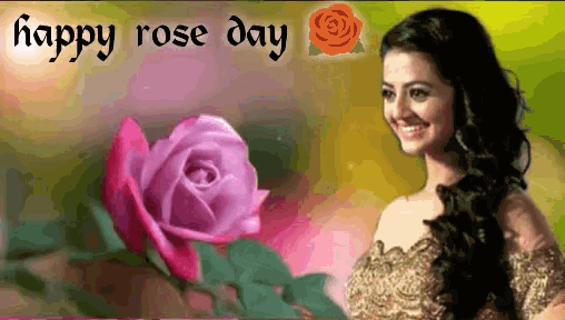 Helly Shah Happy Rose Day GIF - Helly Shah Happy Rose Day Smile GIFs