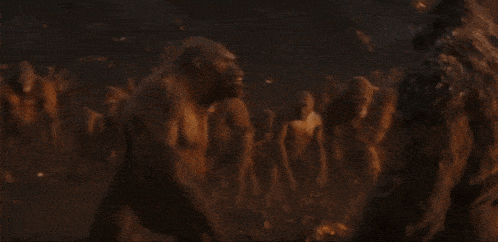 a close up of a gorilla 's face with smoke coming out of it