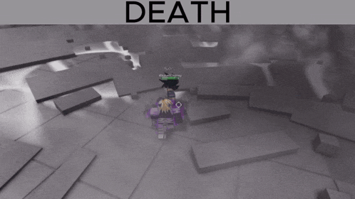 a screenshot of a video game with the word death on it