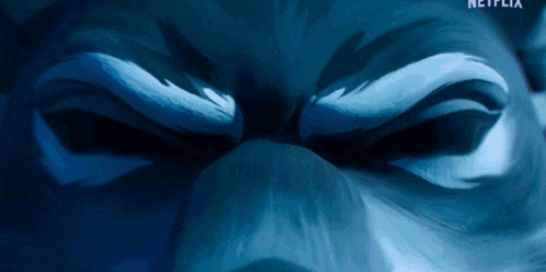 a close up of a person 's face with the word netflix on the bottom right