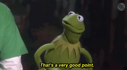 Kermit Knows GIF - The Muppet Show Kermit The Frog Very Good Point GIFs