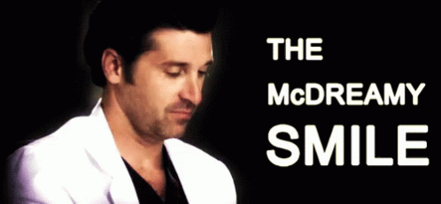Mcdreamy Greys Anatomy GIF - Mcdreamy Greys Anatomy Smile GIFs