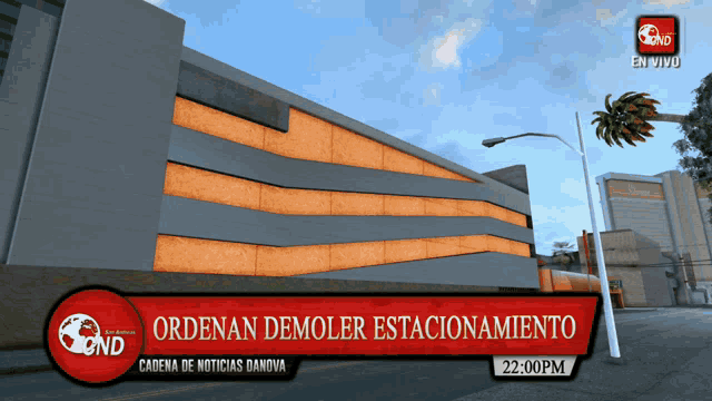 cadena de noticias danova is showing a news report