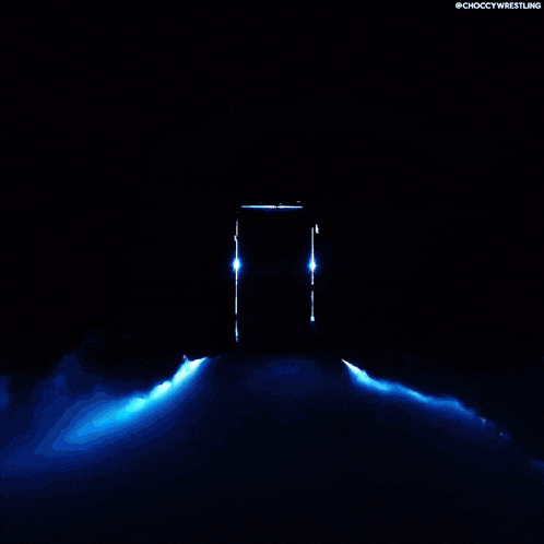 a blue background with the words choccywrestling on the bottom right