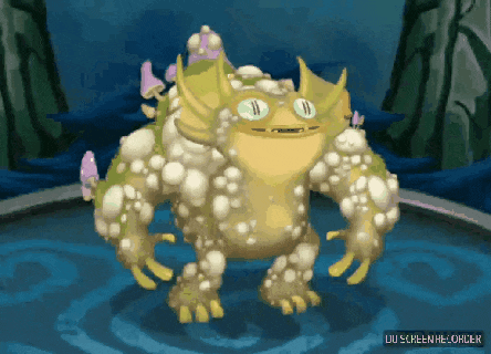 a pixel art drawing of a monster with the words " du screen recorder " on the bottom