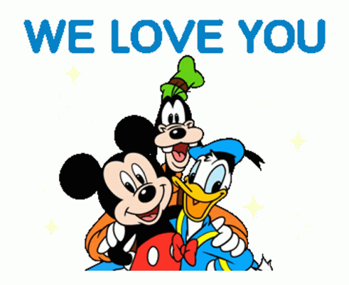 We Love You Mickey Mouse GIF - We Love You Mickey Mouse Smiling GIFs