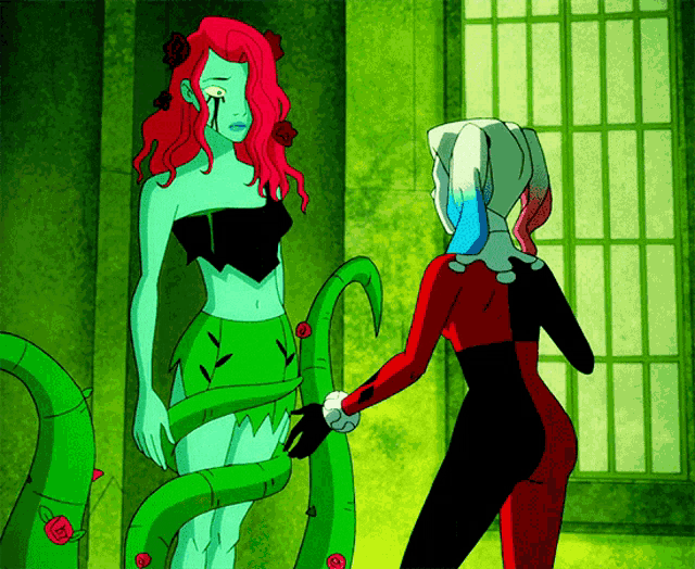 Harley Quinn Poison Ivy GIF - Harley Quinn Poison Ivy Dc GIFs