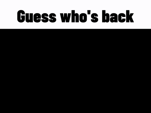 a group of ghosts are standing in front of a lightning bolt with the words guess who 's back below them