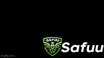 a pixelated image of superman with the words safuu on the bottom right