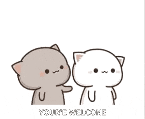 a couple of cats are standing next to each other and hugging .