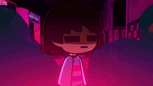 a cartoon character stands in front of an arcade machine that says ' nintendo ' on it