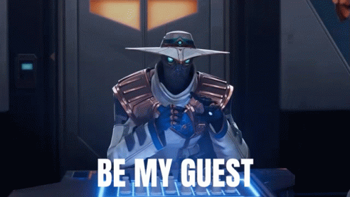Be My Guest Cypher GIF - Be My Guest Cypher Valorant GIFs