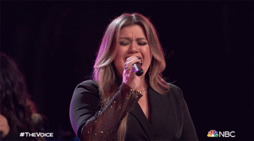 Sing Kelly Clarkson GIF - Sing Kelly Clarkson The Voice GIFs