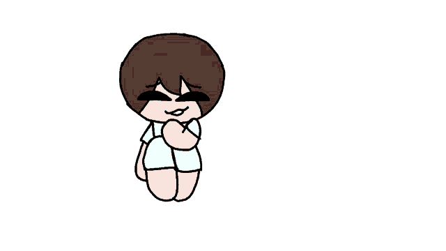 a cartoon of a boy crying with tears coming out of his eyes .