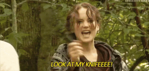 Katniss Knife GIF