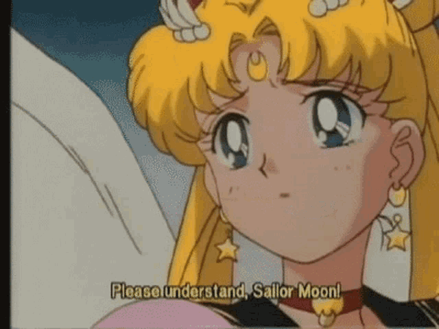 Sailor Moon Sad GIF - Sailor Moon Sad Please Understand GIFs