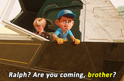 a cartoon character is asking ralph if he is coming