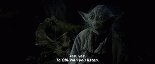Yoda Yes GIF - Yoda Yes Listen Obi Wan GIFs