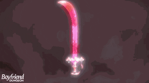 a video game called boyfriend dungeon with a red light coming out of it