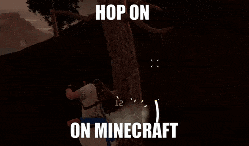 Hop On Minecraft Palworld GIF - Hop On Minecraft Palworld Hop On GIFs