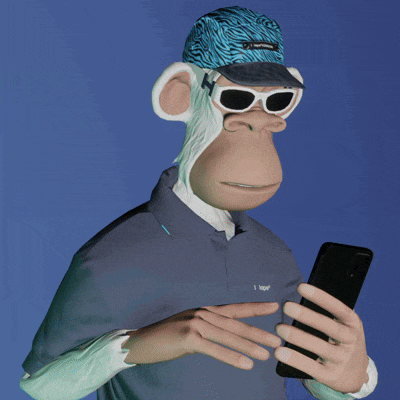a monkey wearing a hat and sunglasses holds a cellphone