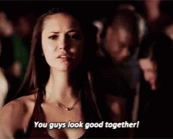 Stefan You Look Good Together GIF - Stefan You Look Good Together Tvd GIFs